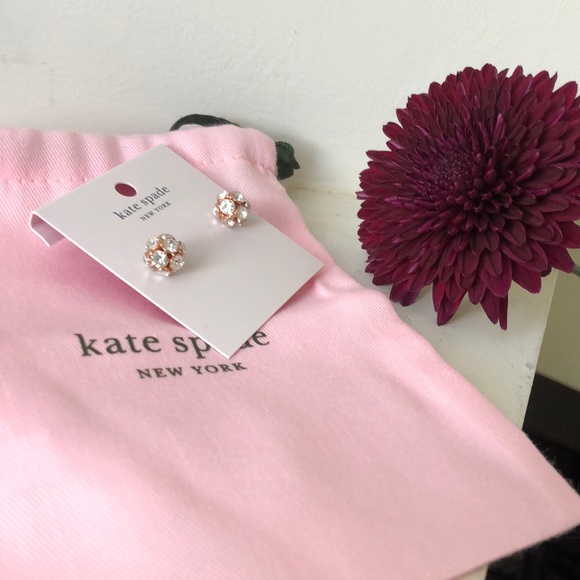 Kate Spade Rose Gold Time to Shine Earring Studs - Picture 4 of 4